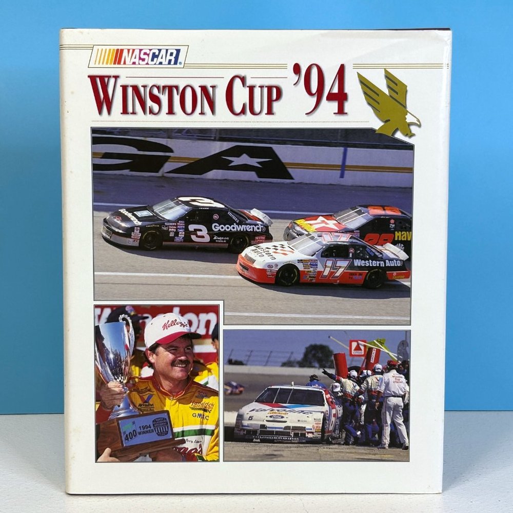 NASCAR Winston Cup '94 Large 11"x9" Beautifully Illustrated Hardcover Book